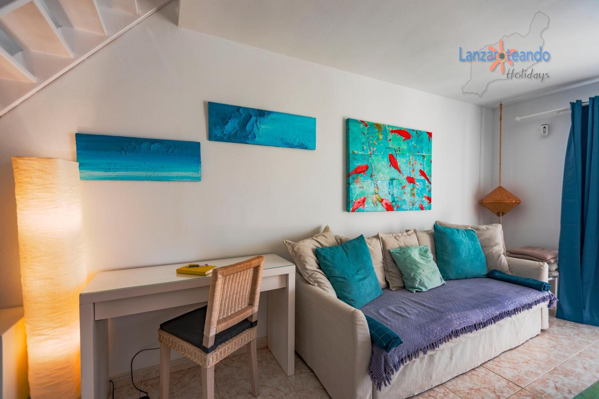 Vivienda Vacacional Sunny - Duplex Apartment 2Beds 2 Baths Costa Teguise Eksteriør billede