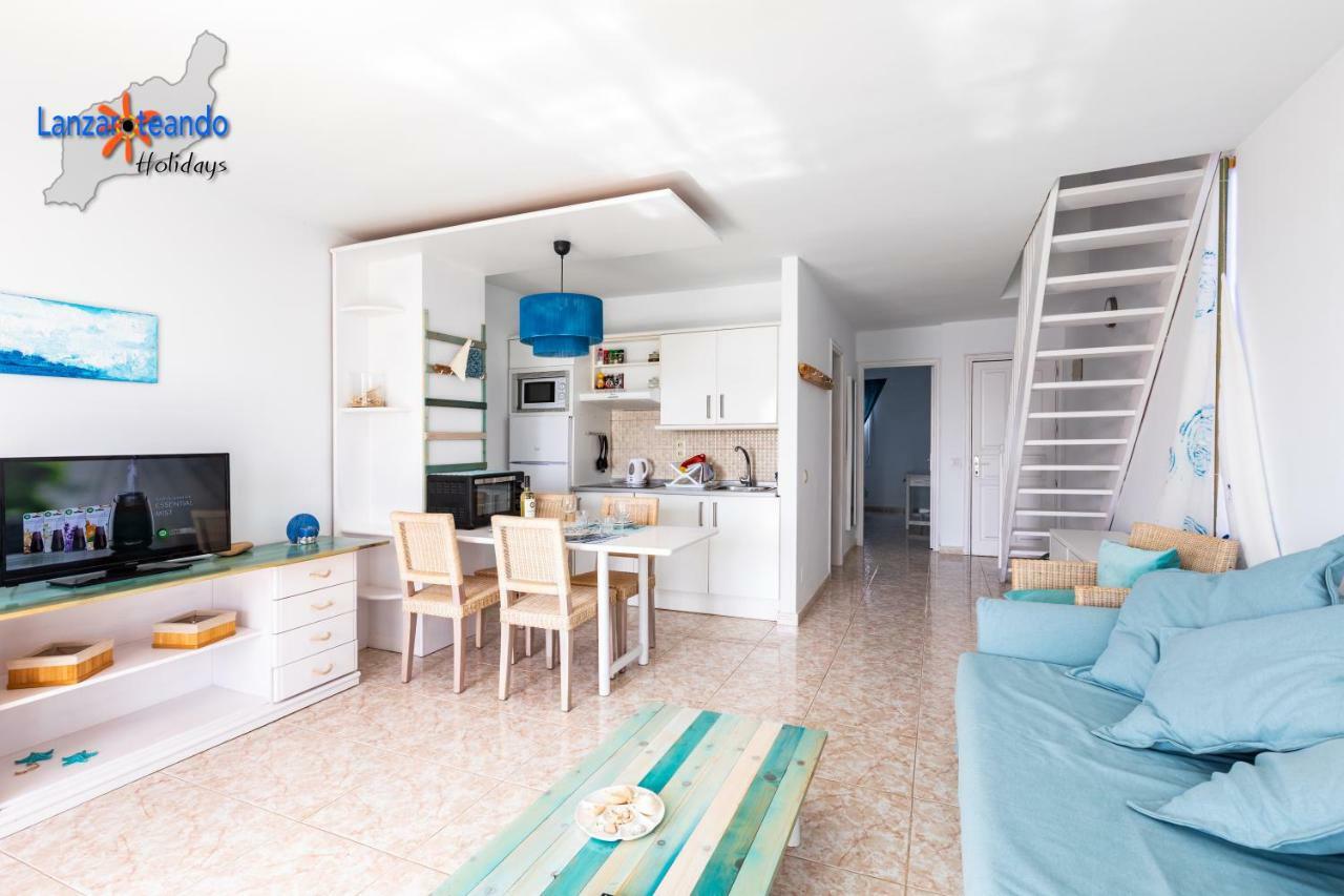 Vivienda Vacacional Sunny - Duplex Apartment 2Beds 2 Baths Costa Teguise Eksteriør billede